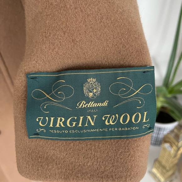 New 2XS Aritzia Babaton The Connor Wool Tailored Winter Coat Long Winter Elegant - Picture 12 of 16